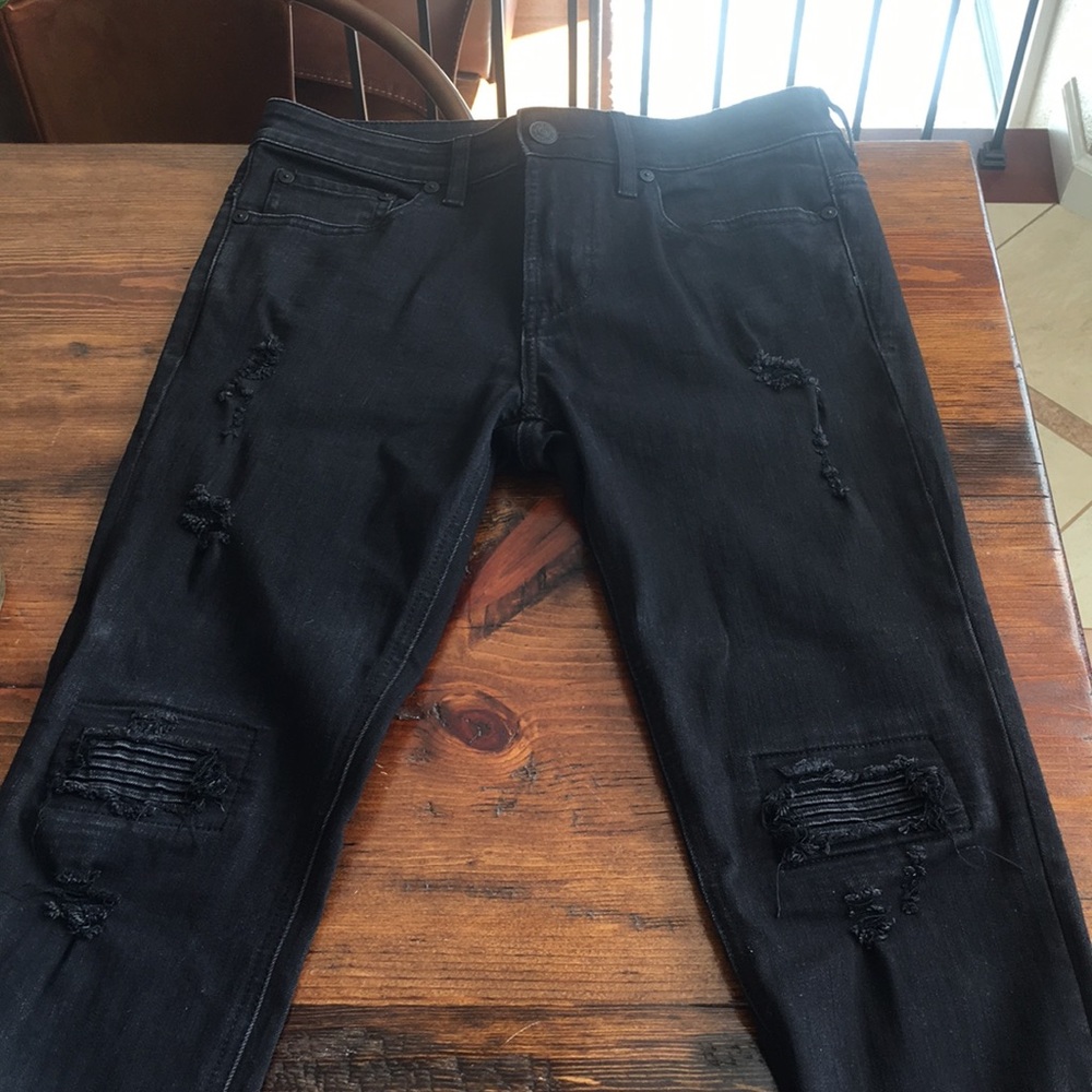 Packing “stacked skinny” jeans